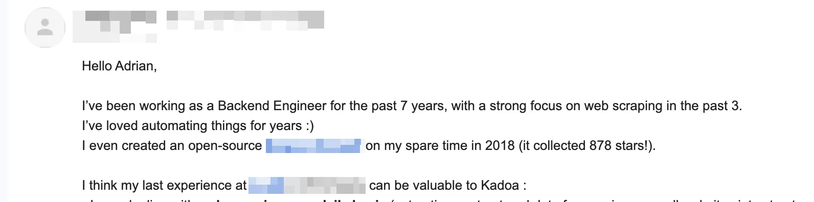 great application example